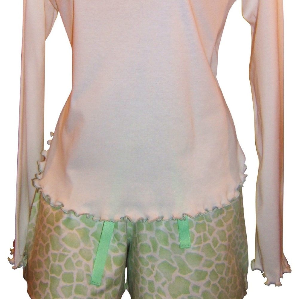 Colorful Giraffe Boxer Pajama